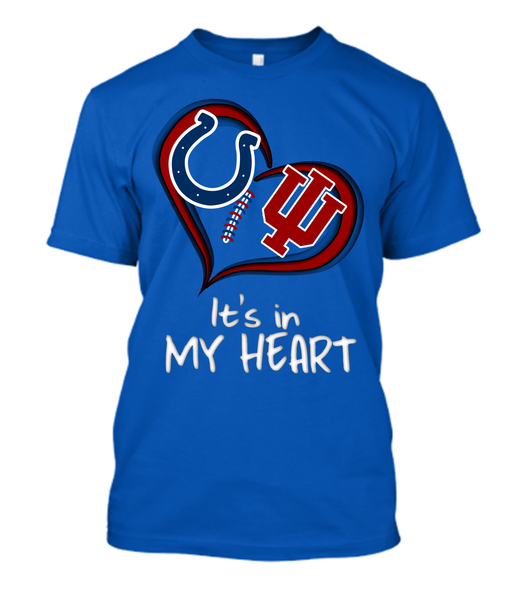 Colts Hoosiers It's In My Heart T-Shirt