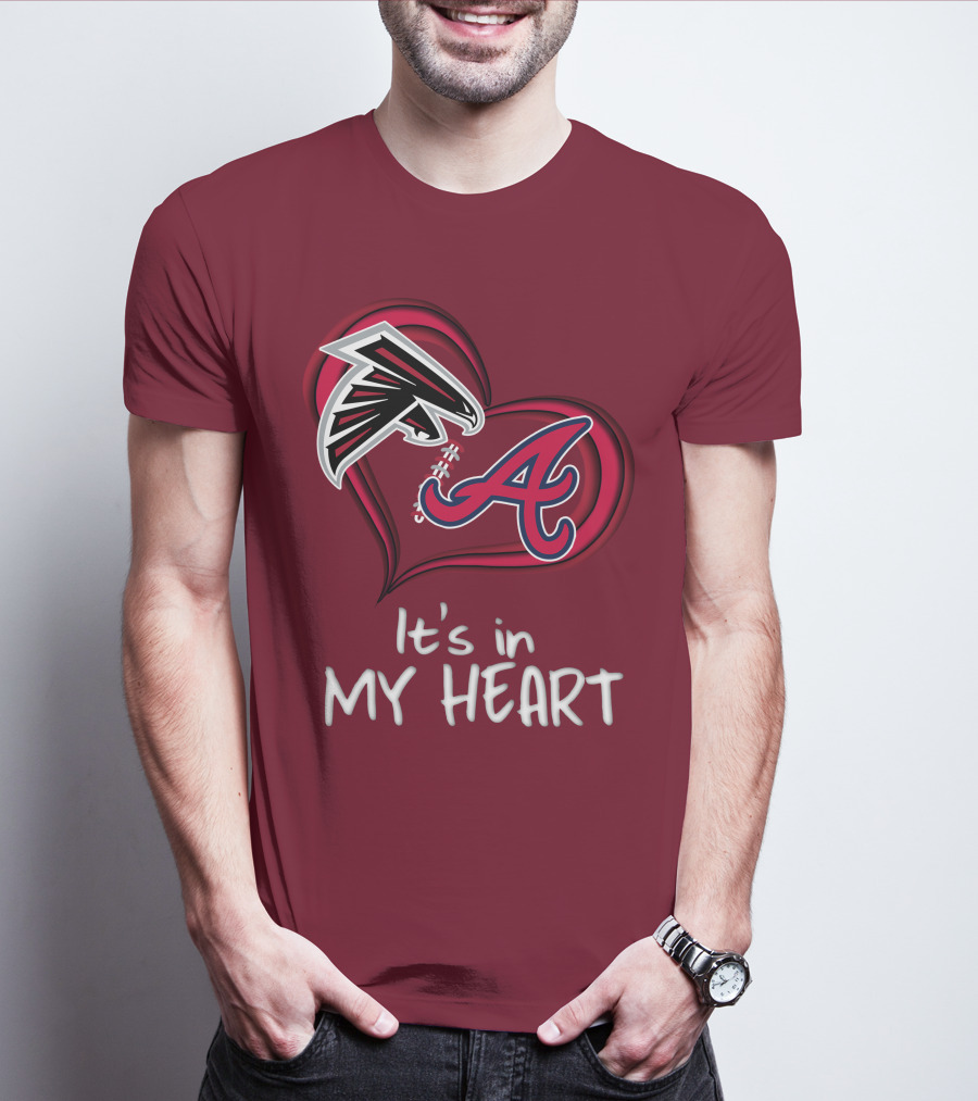 Falcons Braves It's In My Heart T-Shirt