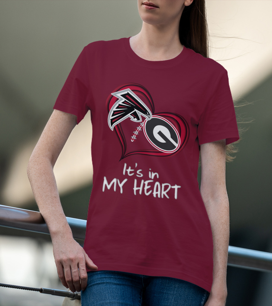 Falcons Bulldogs It's In My Heart T-Shirt