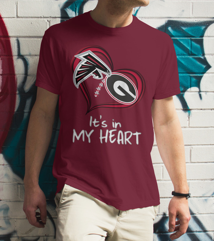 Falcons Bulldogs It's In My Heart T-Shirt