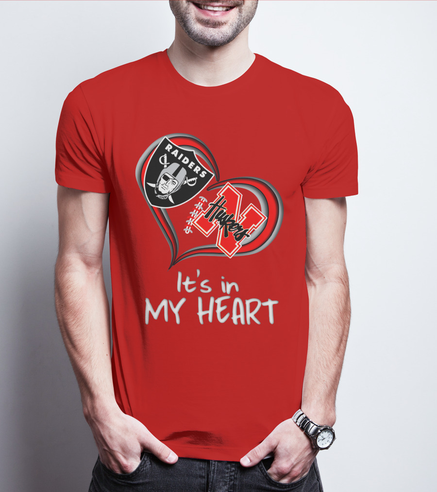 Raiders Huskers It's In My Heart T-Shirt
