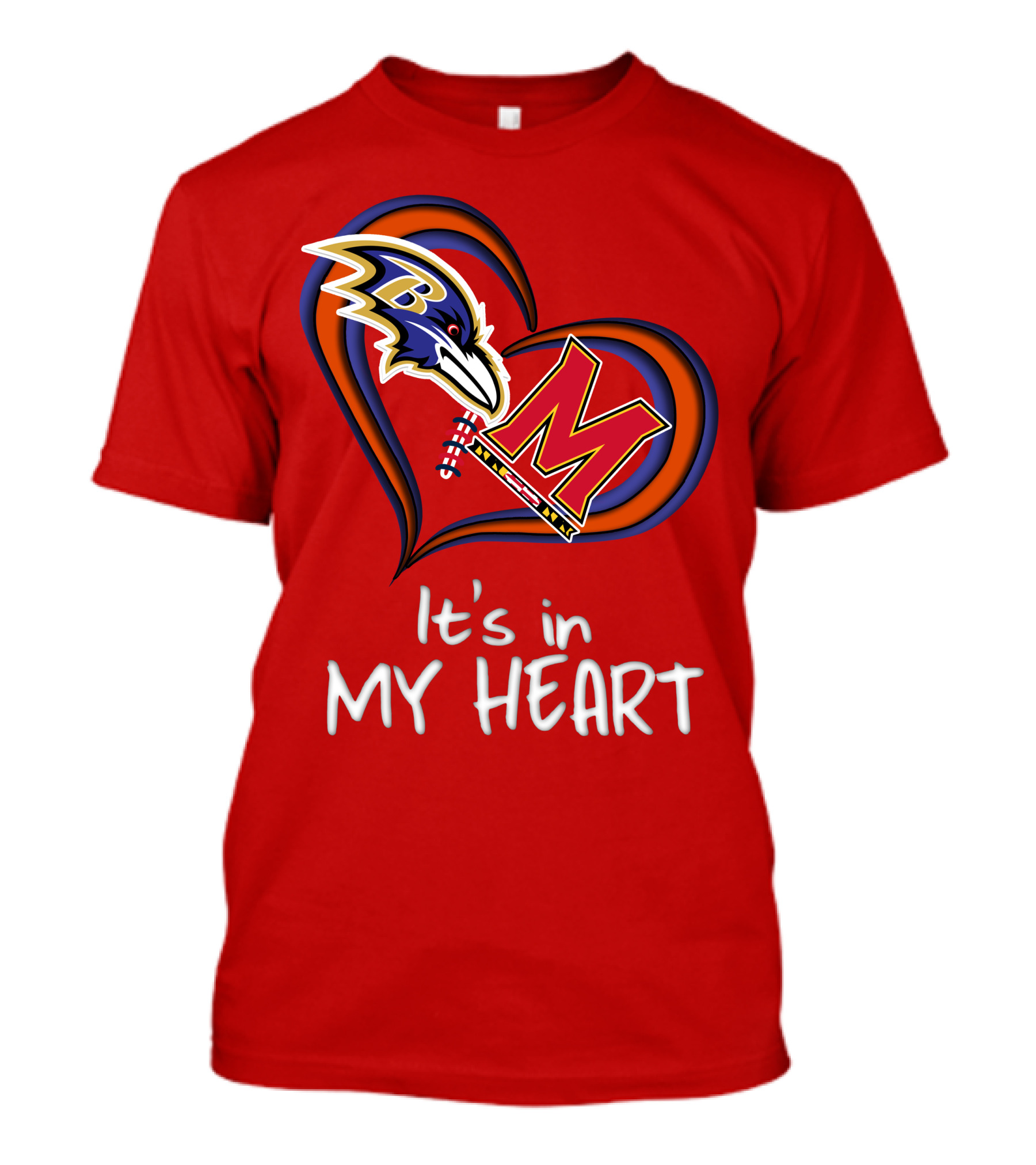 It's In My Heart Ravens Maryland T-Shirt