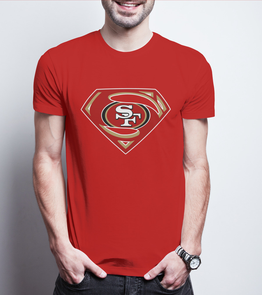 Sf 49ers Superhero T-Shirt