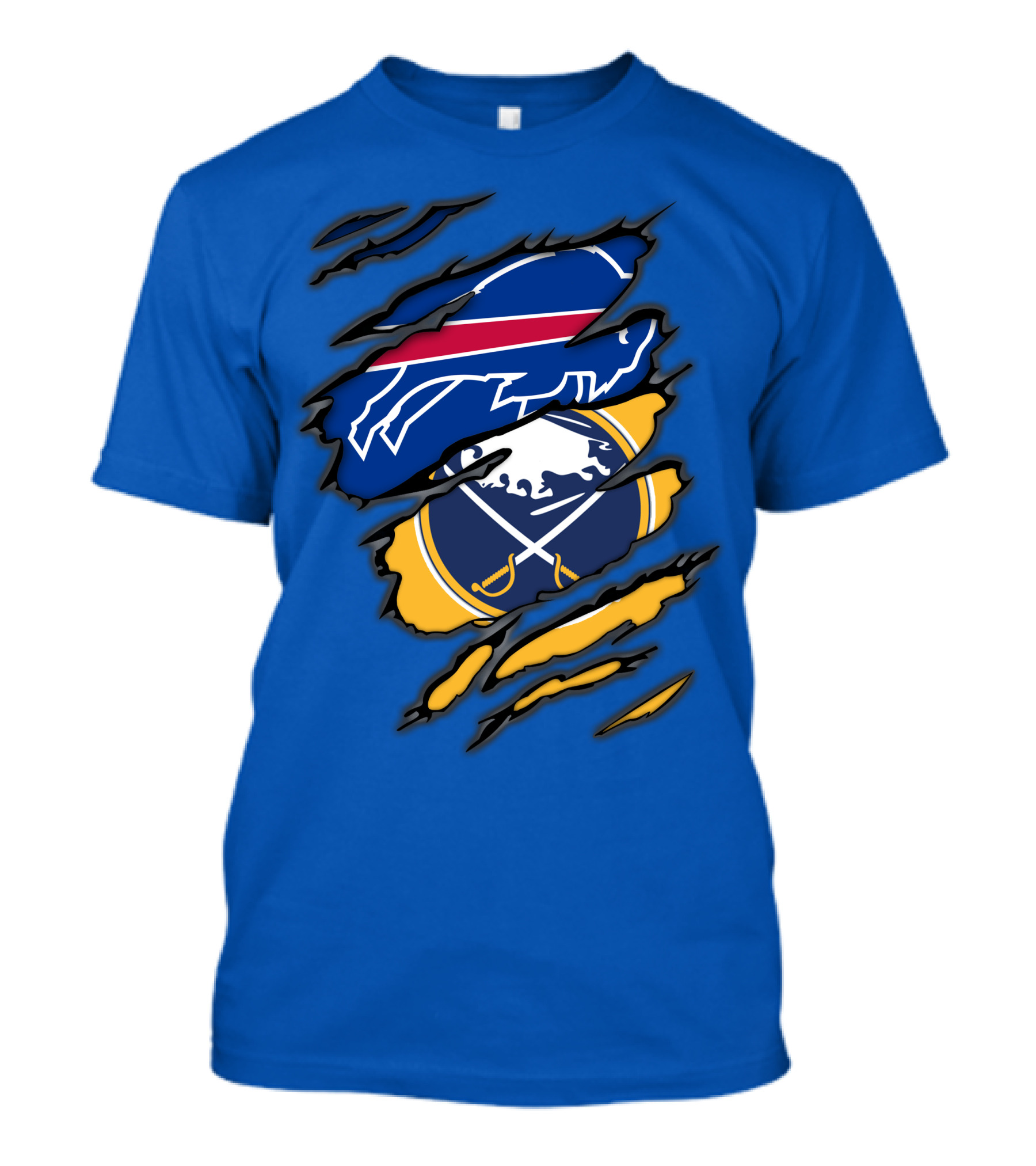 Buffalo Bills Sabres Dual Fan T-Shirt