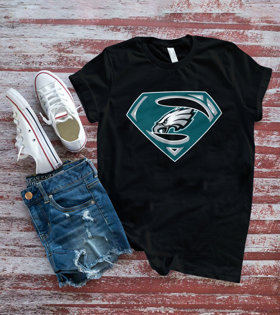 Philadelphia Eagles Super Man T-Shirt