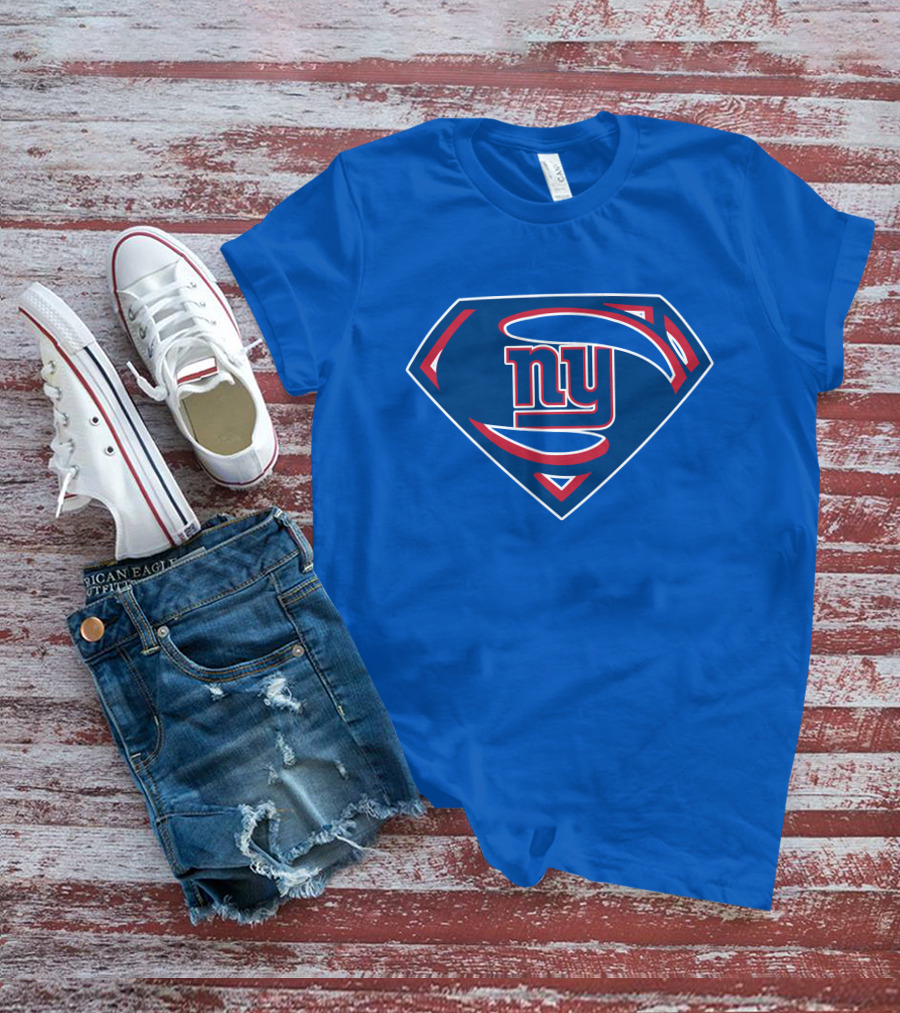 New York Giants Super Man T-Shirt