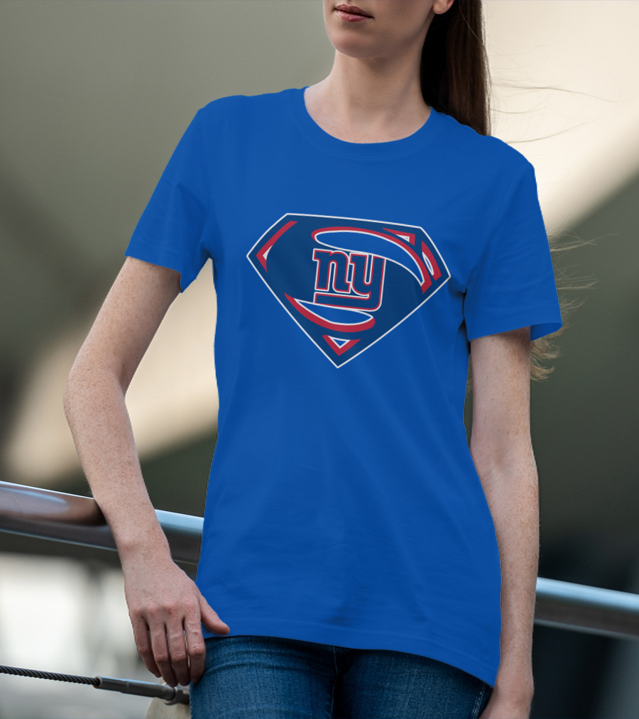 New York Giants Super Man T-Shirt