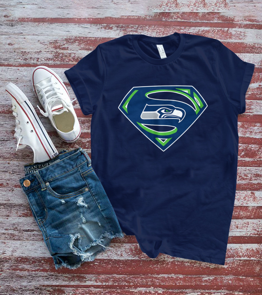 Seattle Seahawks Super Symbol Combination T-Shirt