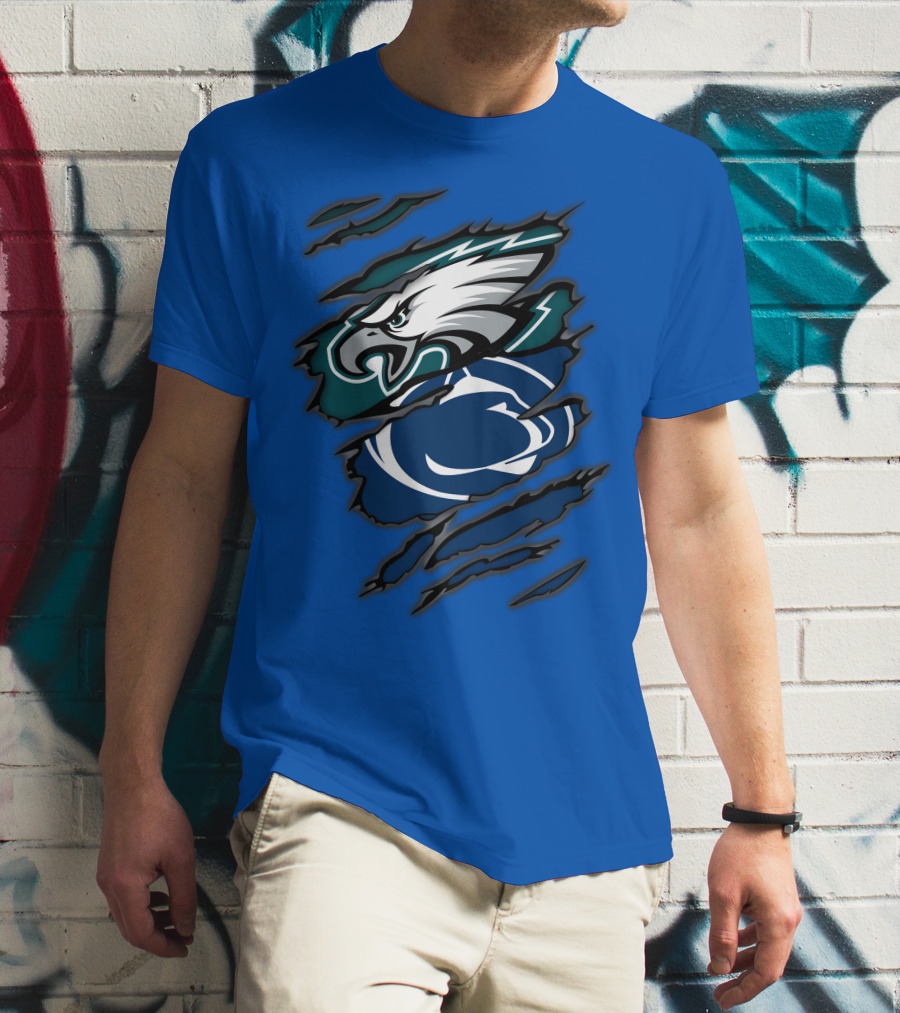 Eagles Penn State Logo Claw T-Shirt