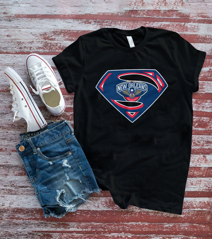 New Orleans Pelicans Superman T-Shirt