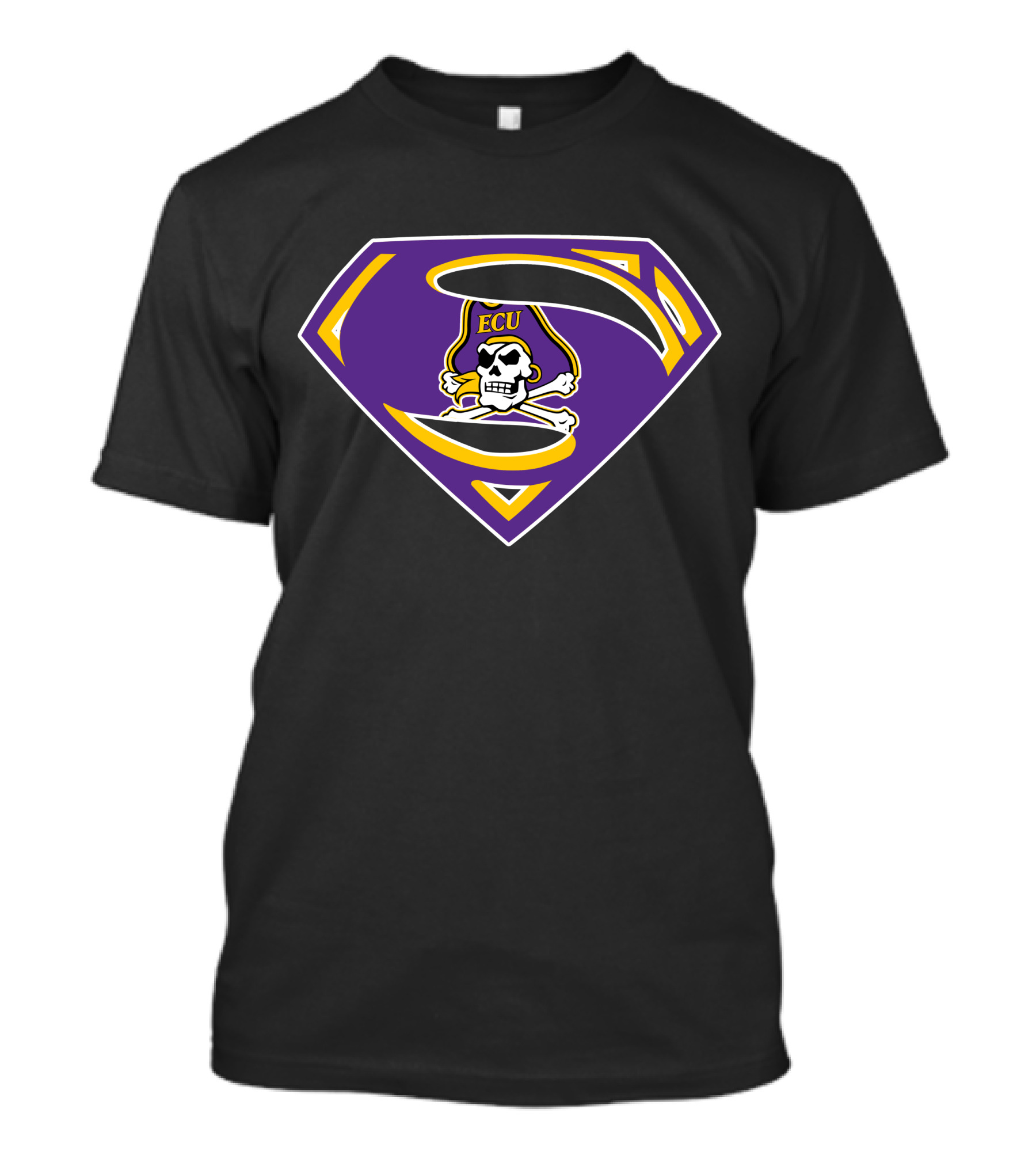 ECU Pirates Superman T-Shirt