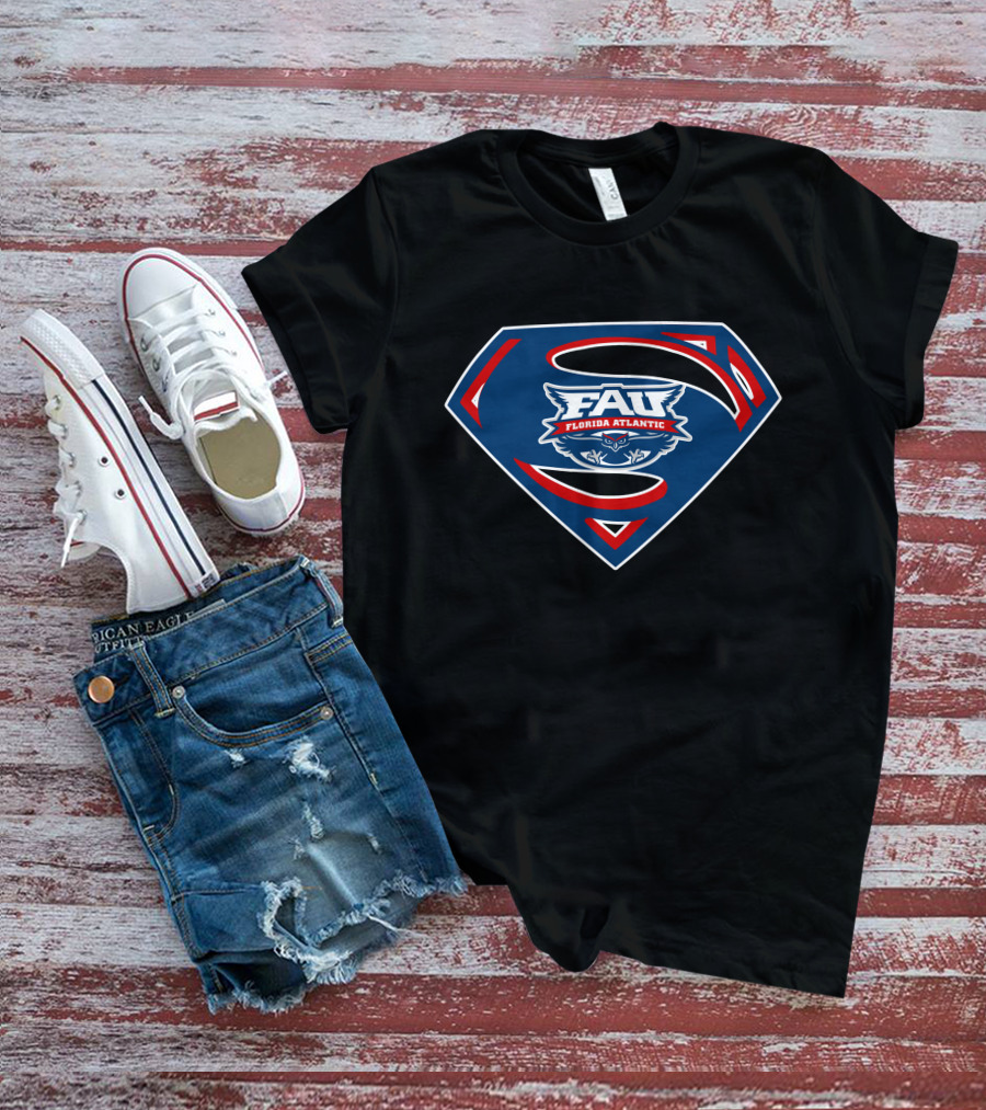 FAU Florida Atlantic Superman Owls T-Shirt