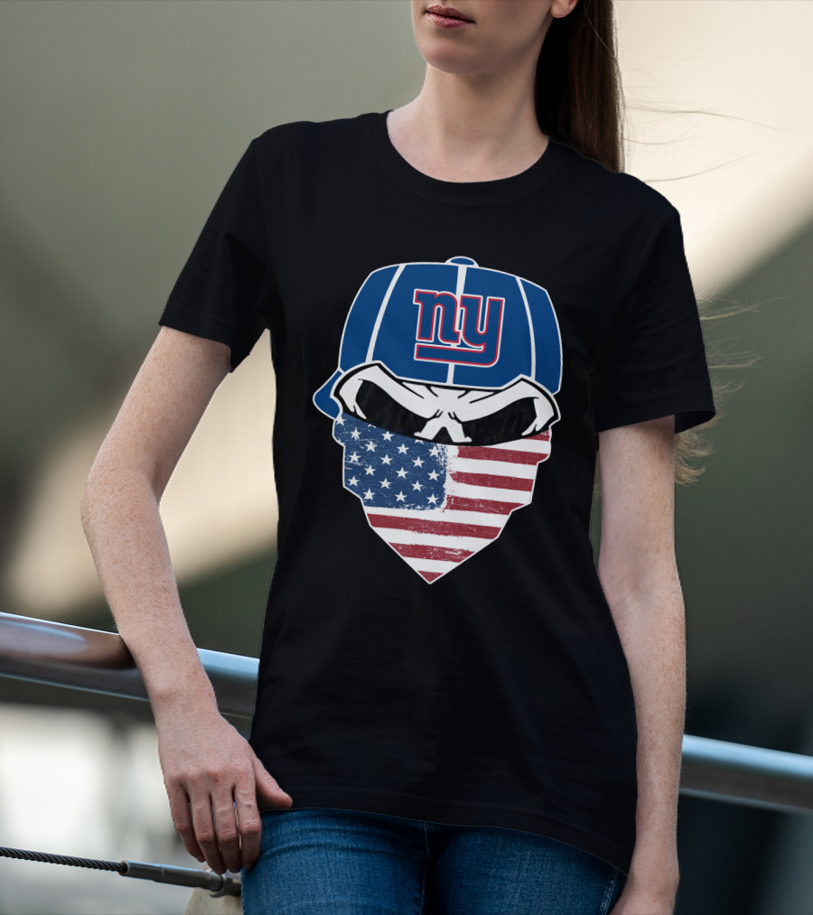 New York Giants American Flag Bandana T-Shirt