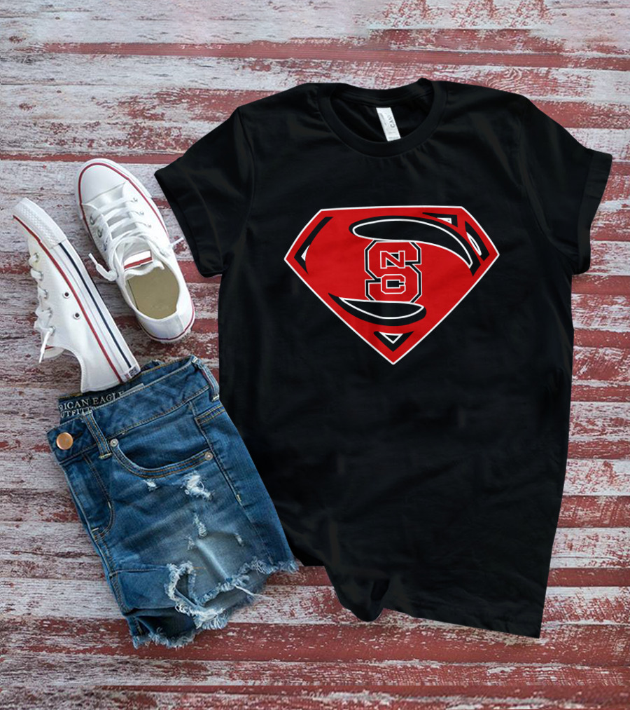 NC State Wolfpack Superman Shield T-Shirt