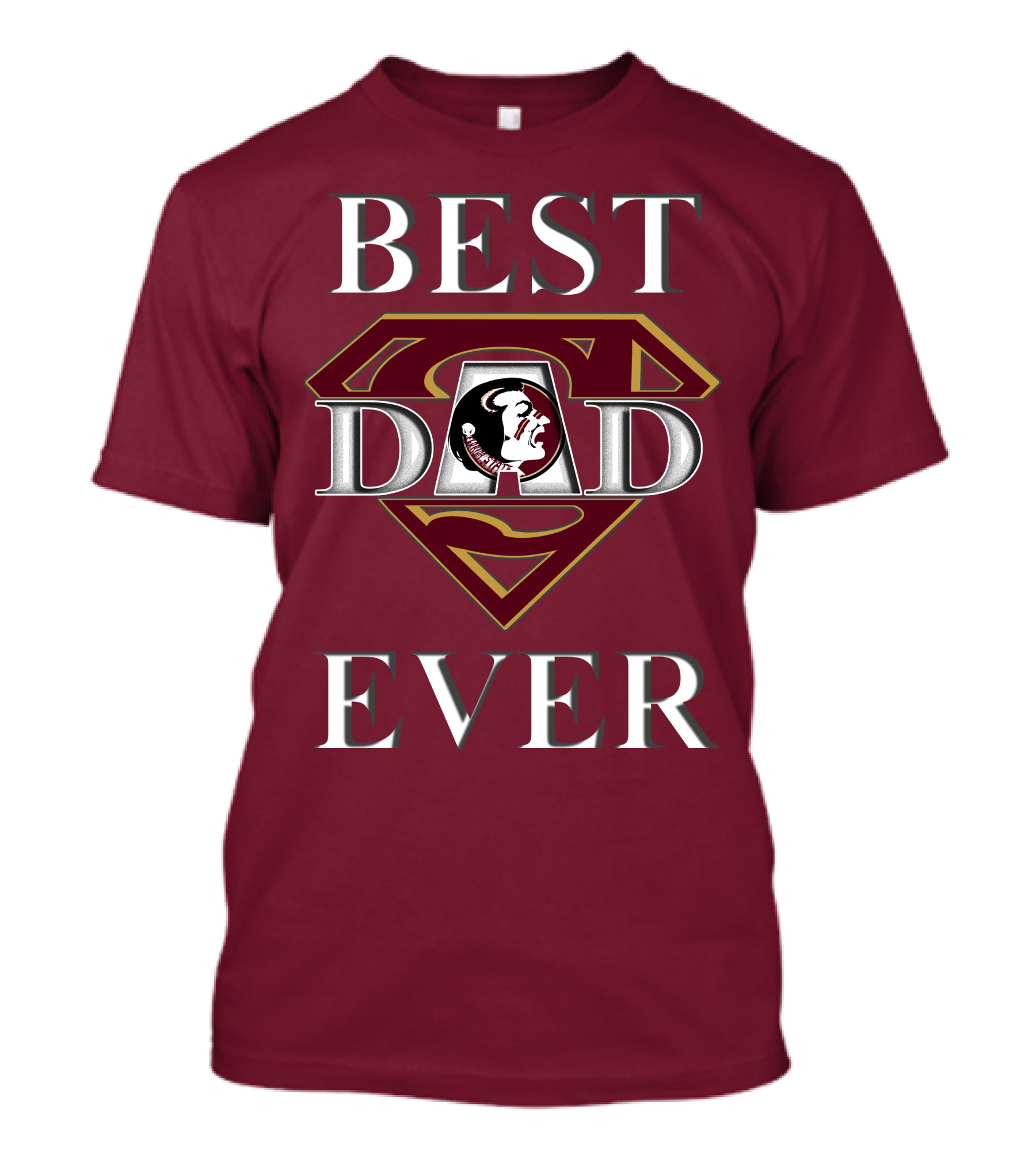 Best Dad Ever Florida State Seminoles Superman T-Shirt
