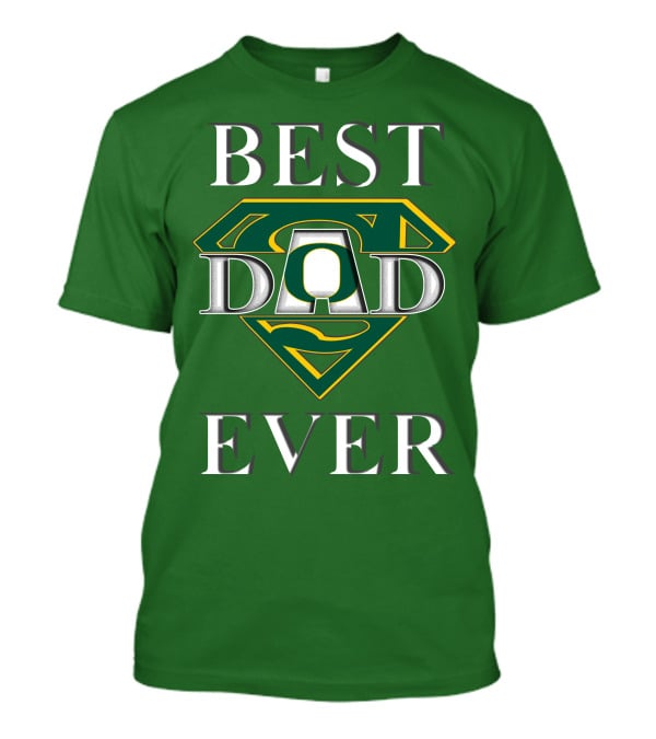 Best Dad Ever Oregon Ducks Super Dad T-Shirt