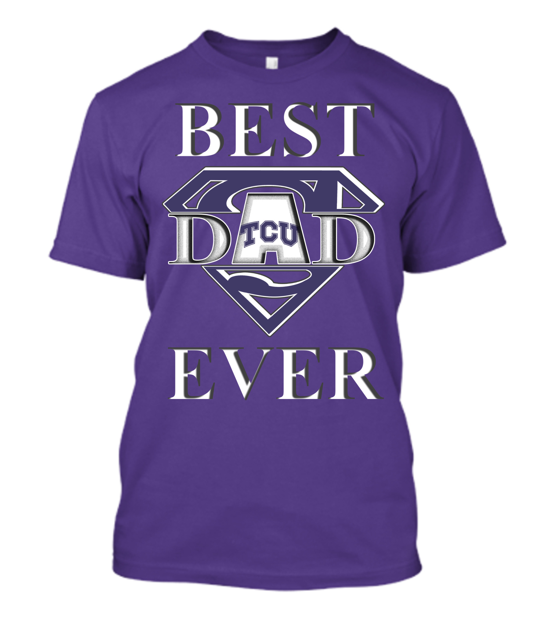 TCU Horned Frogs Best Dad Ever Superman T-Shirt