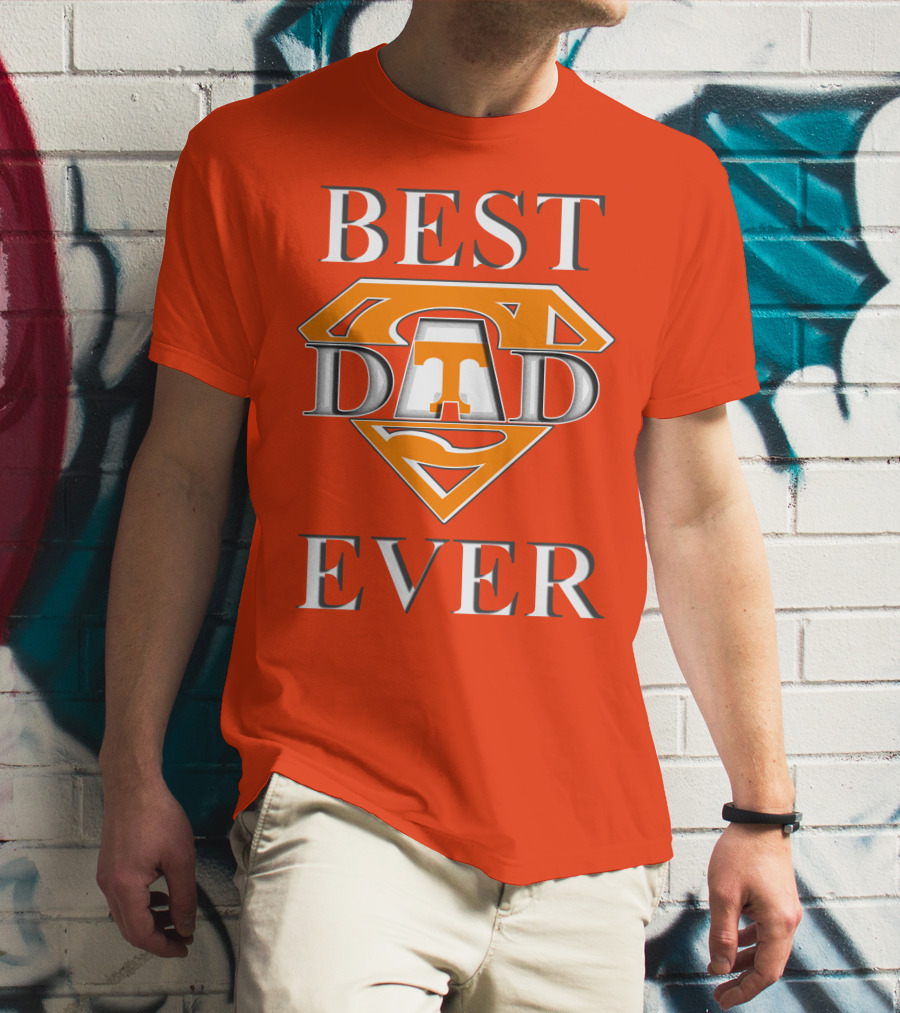 Tennessee Volunteers Best Dad Ever Super T T-Shirt