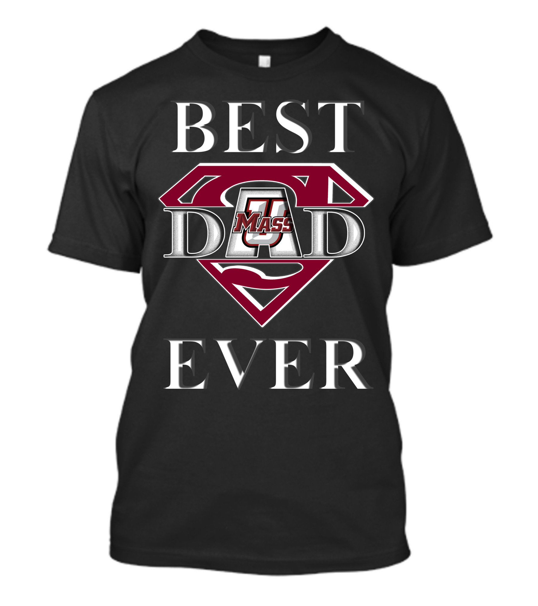 Umass Minutemen Best Dad Ever Superman T-Shirt