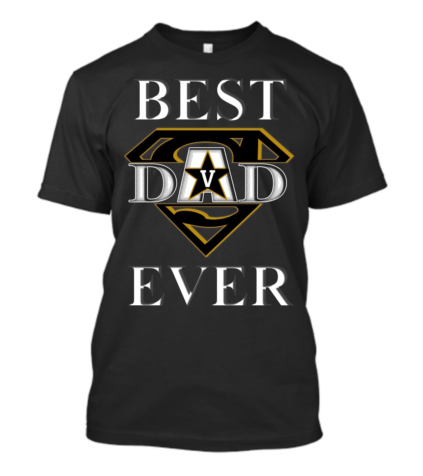 Best Vanderbilt Commodores Dad Ever Superman T-Shirt