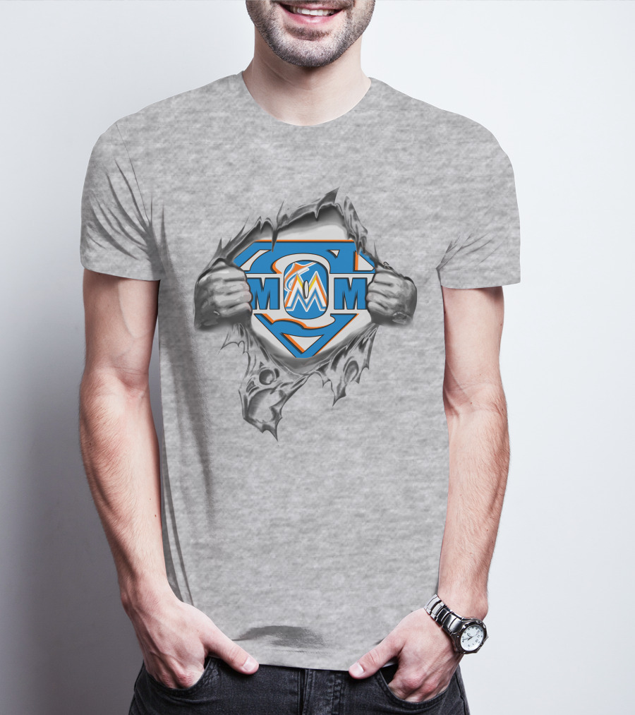Miami Marlins Super Hero T-Shirt