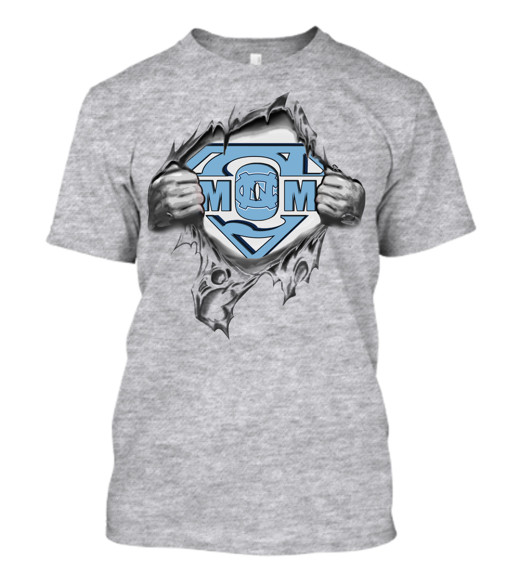 Tar Heels UNC Super Mom T-Shirt