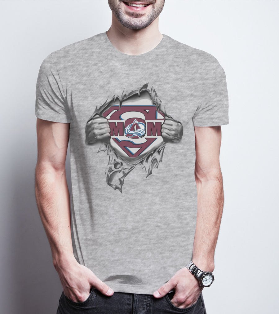 Colorado Avalanche Super Mom Logo Unveiled T-Shirt