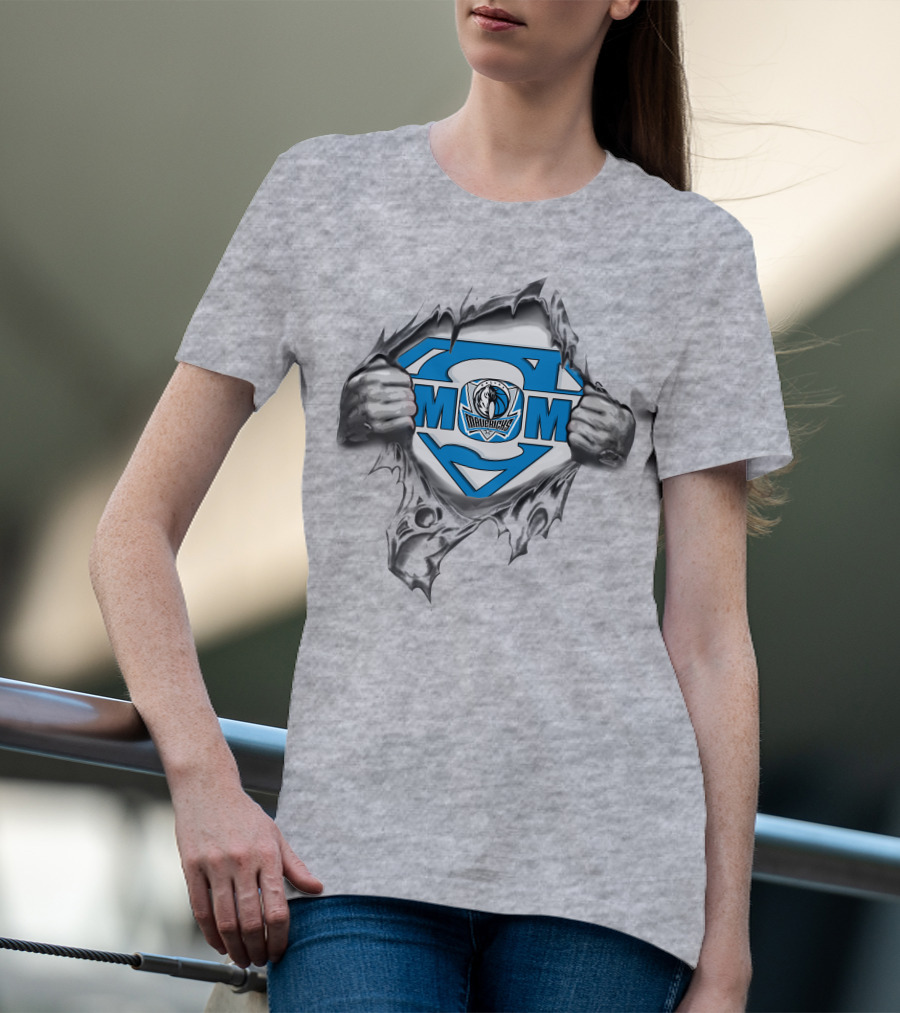 Dallas Mavericks Mom Super Logo Tear-Away T-Shirt