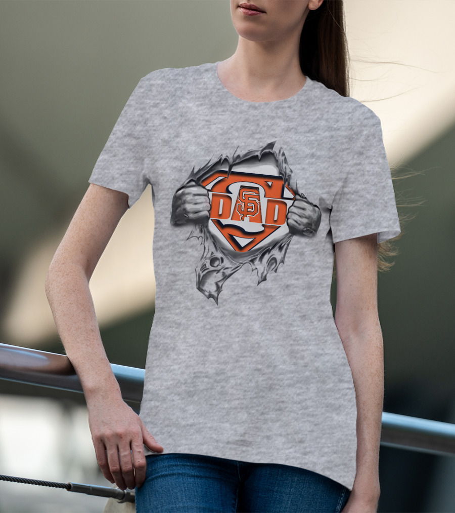 SF Giants Super Dad Baseball Hero T-Shirt