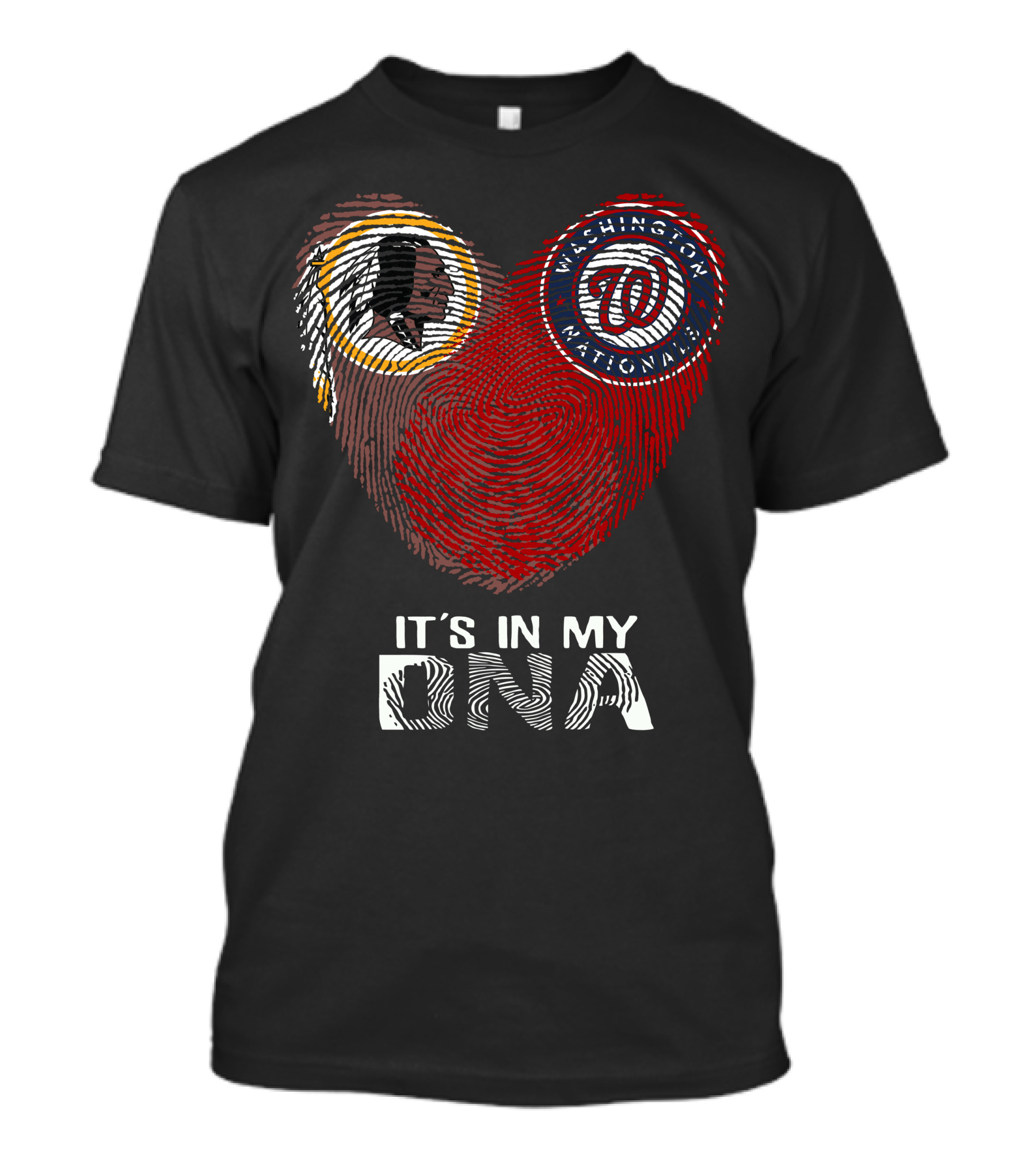Redskins Washington Nationals It's In My Dna T-Shirt