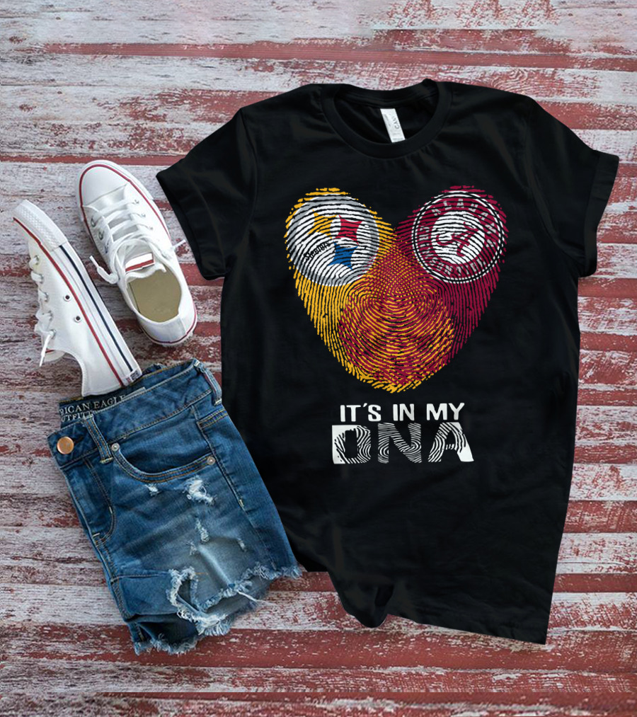 Steelers Alabama Crimson Tide It's In My DNA T-Shirt