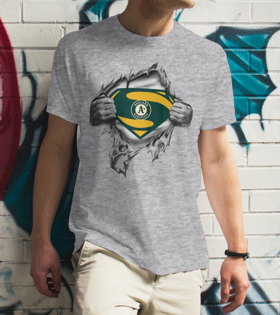 Oakland Athletics Super Hero T-Shirt