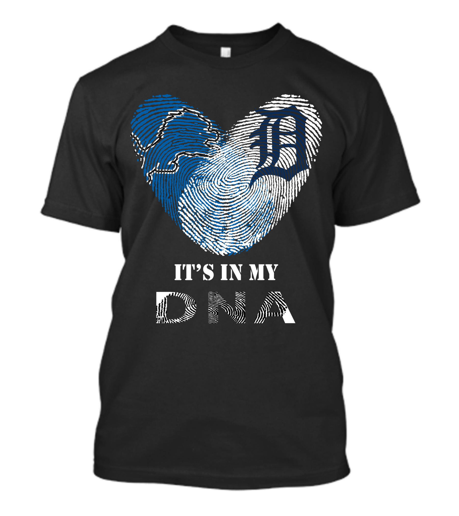 Detroit Tigers Heart It's In My DNA T-Shirt
