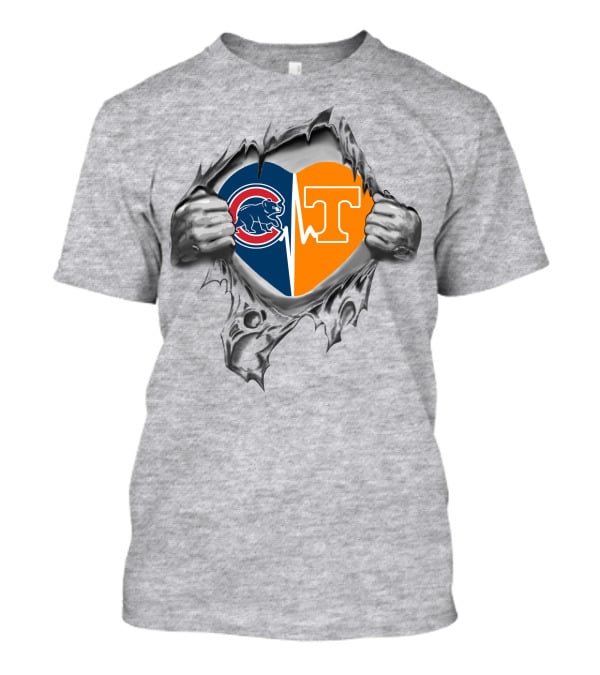Cubs Tennessee Heartbeat Logo Integration T-Shirt