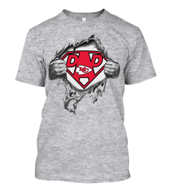 Kansas City Chiefs Super Dad Hero T-Shirt