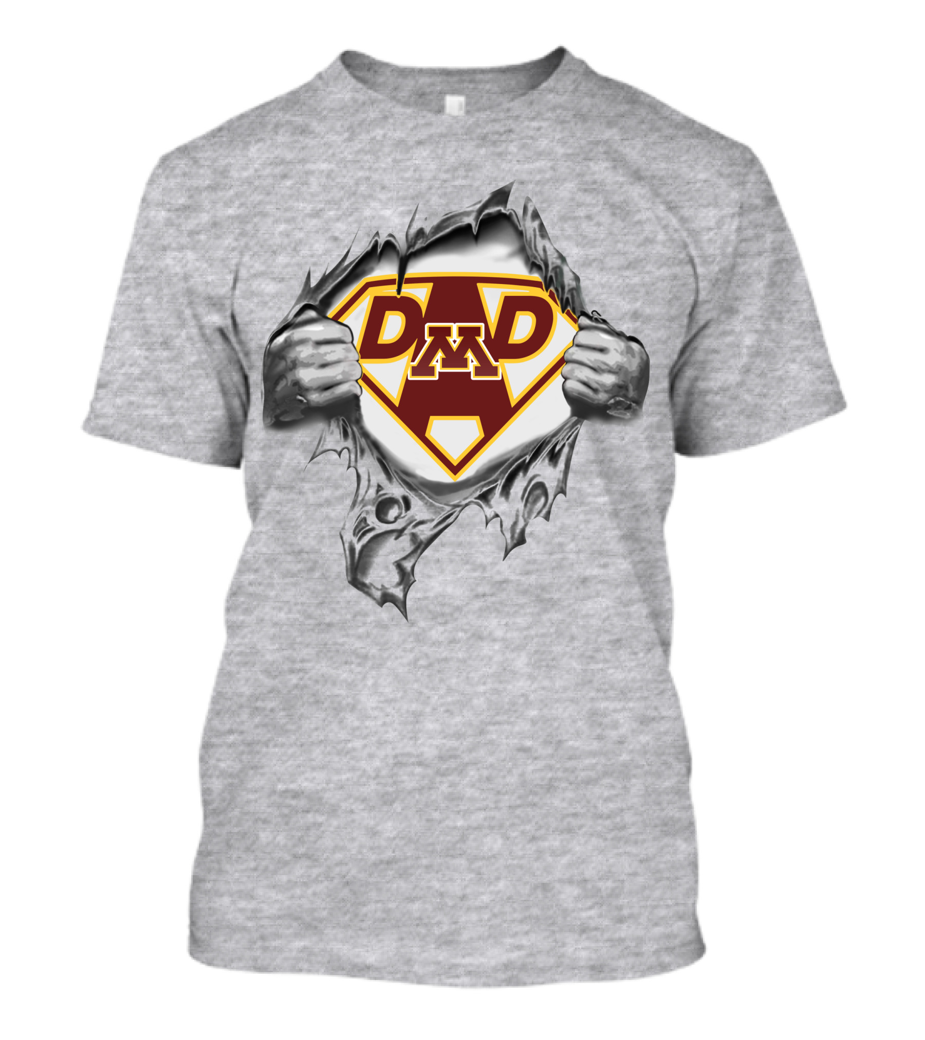 Minnesota Golden Gophers Super Dad M Fan T-Shirt