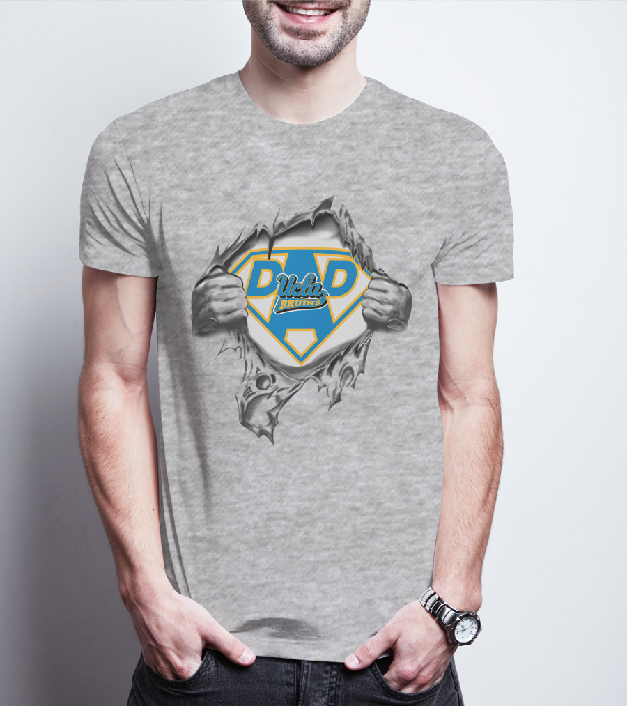 UCLA Bruins Super Dad Hero Shield T-Shirt