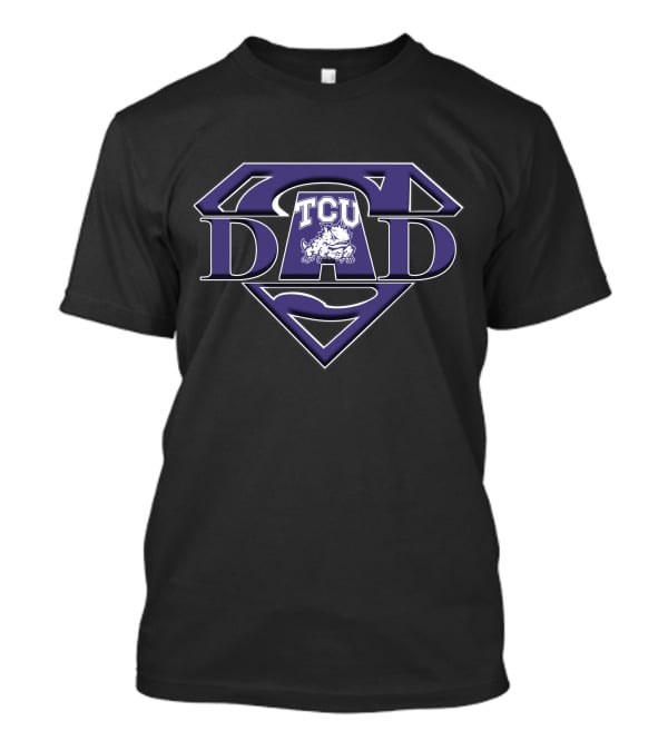 TCU Horned Frogs Super Dad Emblem T-Shirt