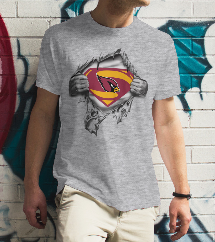 Cardinals Superhero Symbol Fusion T-Shirt