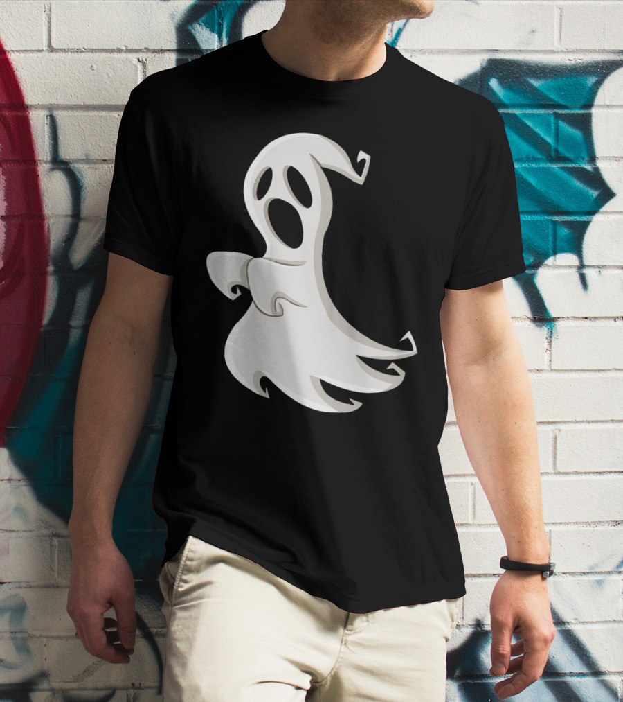 Halloween Party Funny Drinking Let's Get Sheet Faced Ghost T-Shirt