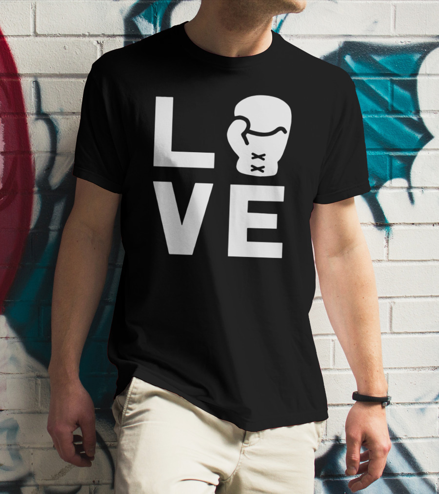 Love Boxing Glove Cool Boxer Iconic Sports T-Shirt