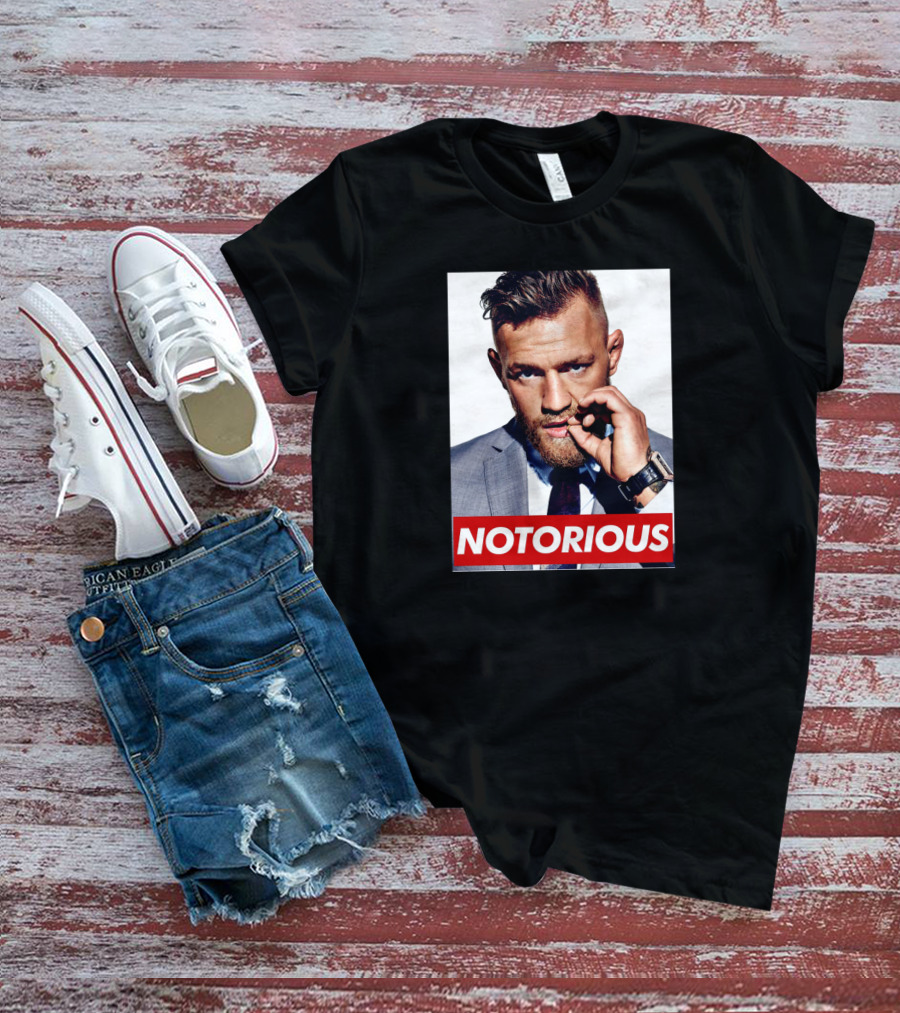 Notorious Conor Mcgregor Iconic Style Suited T-Shirt