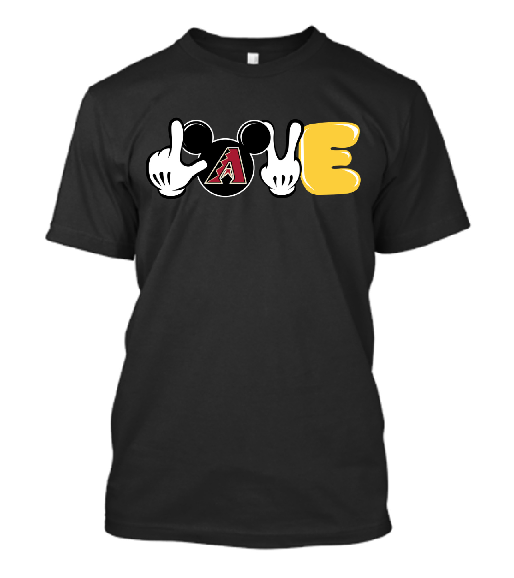 Love Arizona Diamondbacks Mickey Ears T-Shirt
