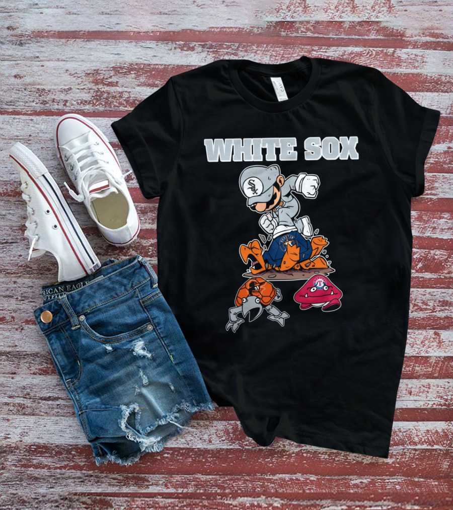 White Sox Vs. Baseball Rivals Parody Mashup T-Shirt