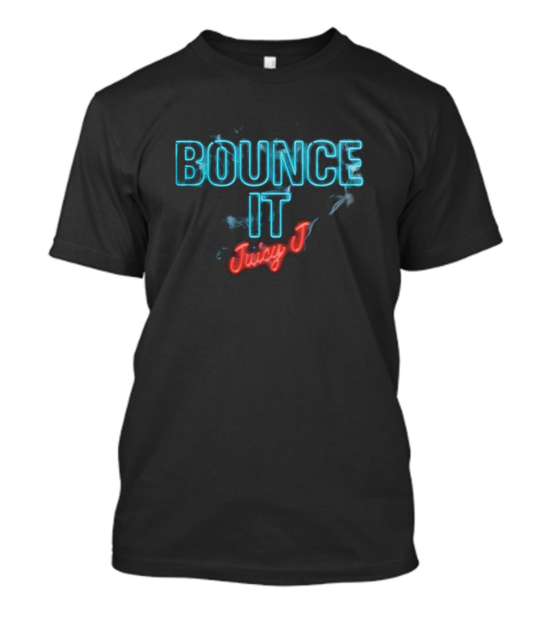 Bounce It Juicy J Neon Text T-Shirt