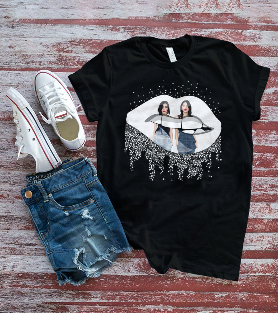 The Veronicas Sparkling Lips And Twins T-Shirt