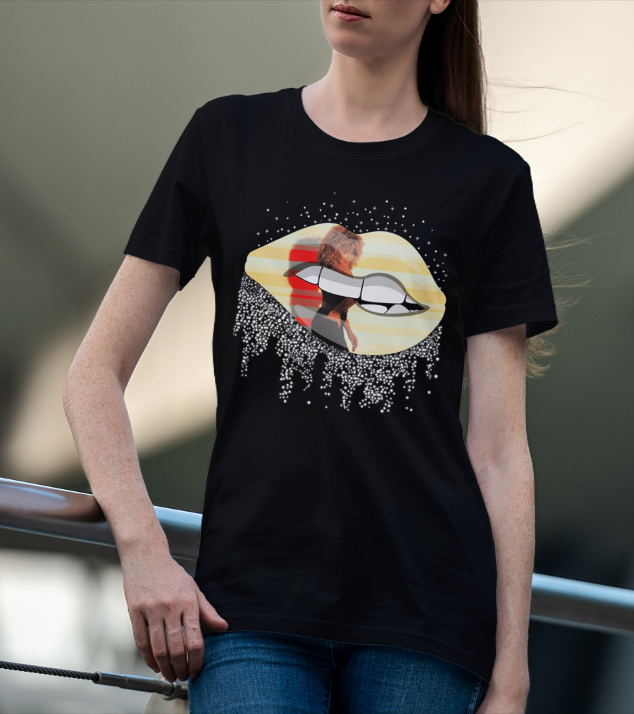 Tina Turner Lips Iconic Performance T-Shirt