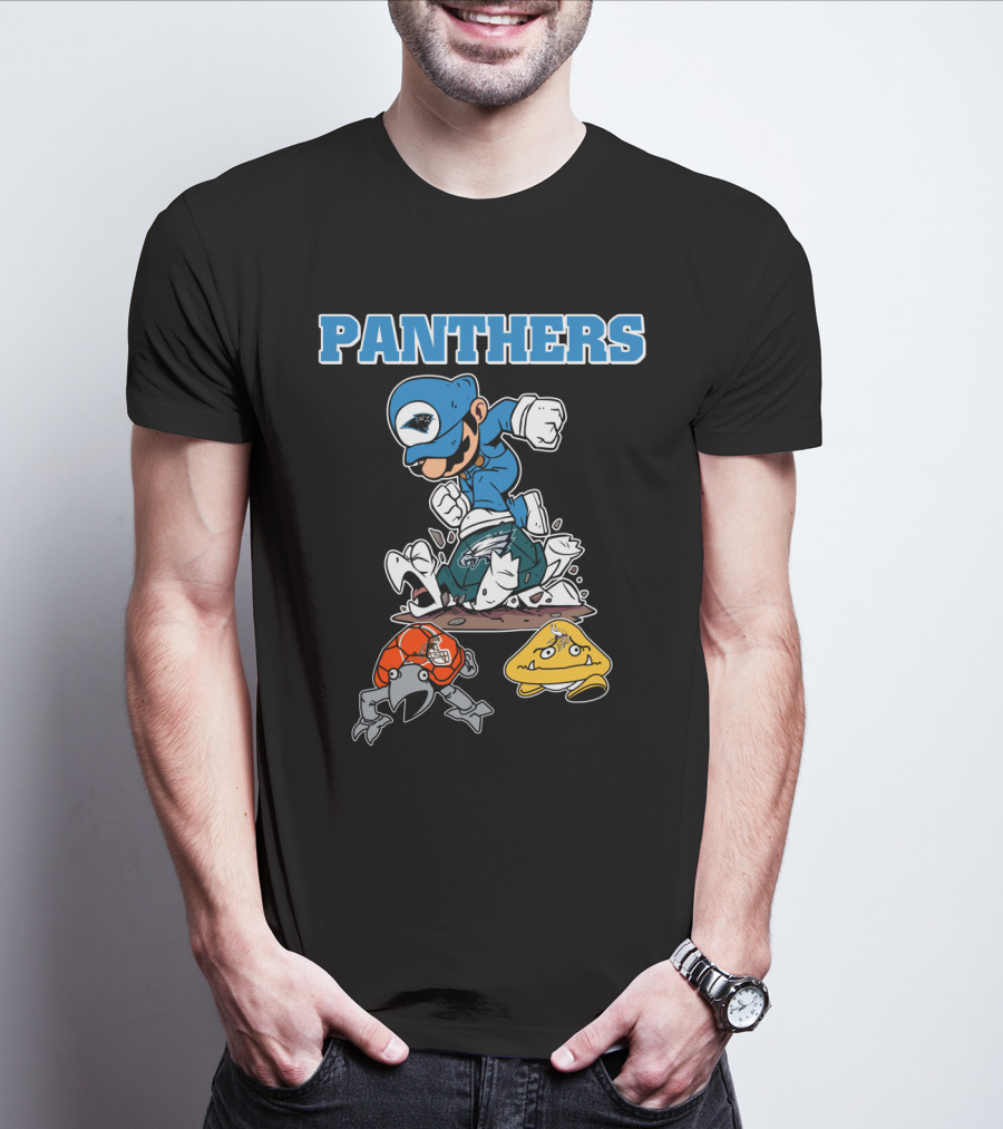 Panthers Toad And Koopa Defeated T-Shirt