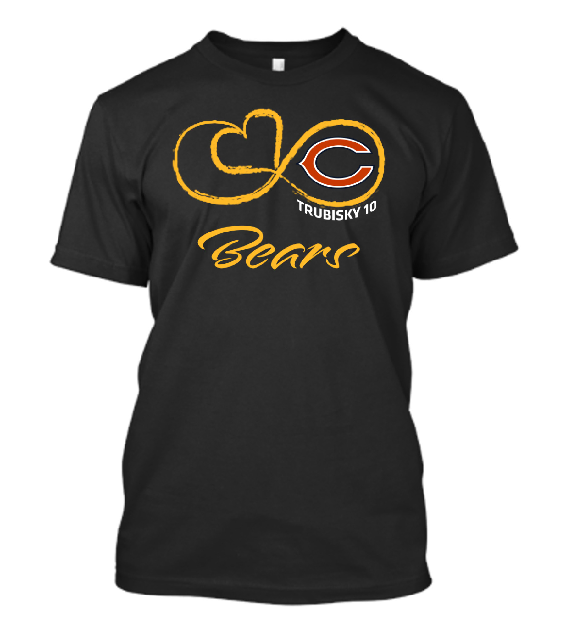 Chicago Bears Trubisky 10 Infinity Symbol T-Shirt