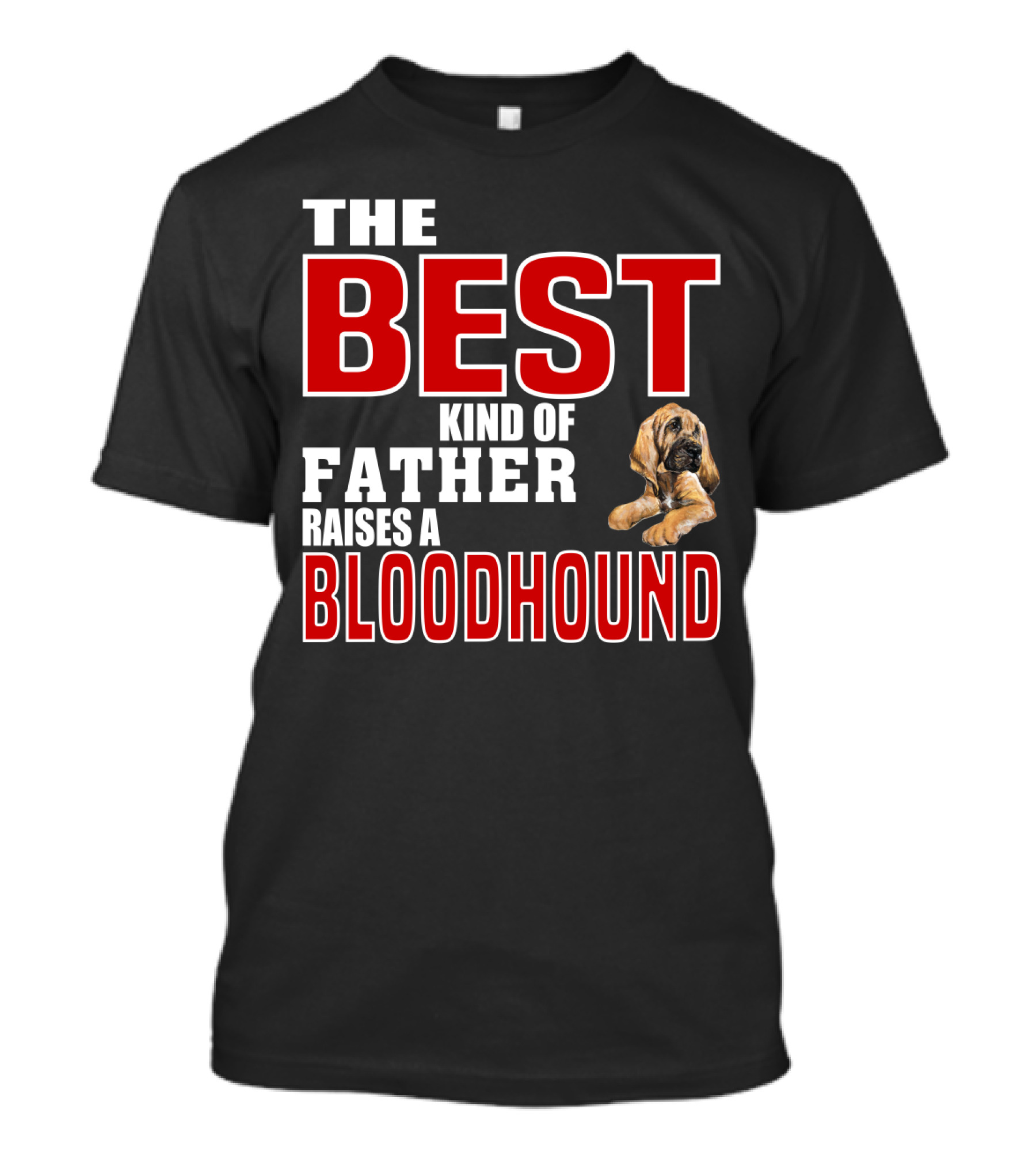THE BEST KIND OF FATHER RAISES A BLOODHOUND T-Shirt